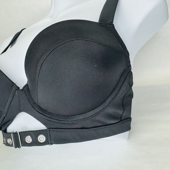 La Senza Swim Suit Bikini Top Push Up Black 34B Wide Adjustable Strap NEW w/Tags - Picture 4 of 15